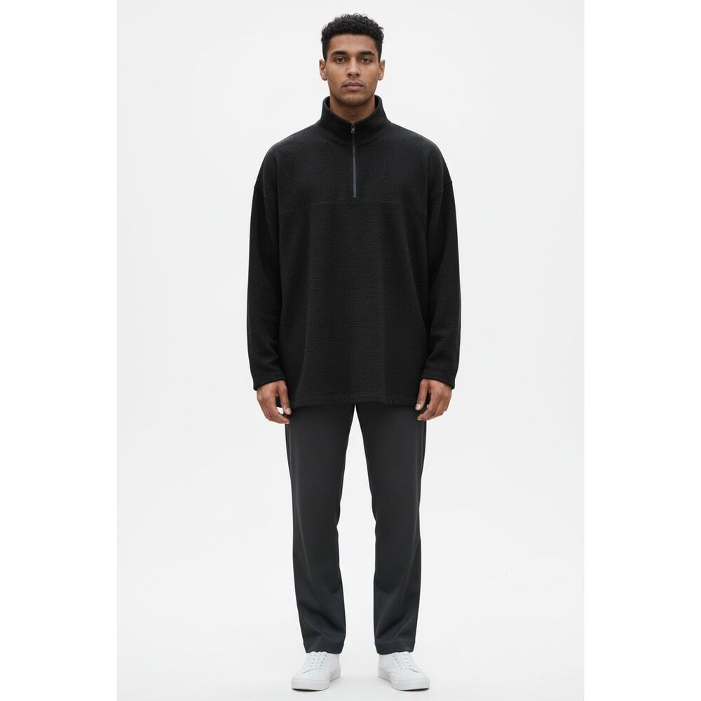 Men’s Lands’ End Fleece Pullover-L
